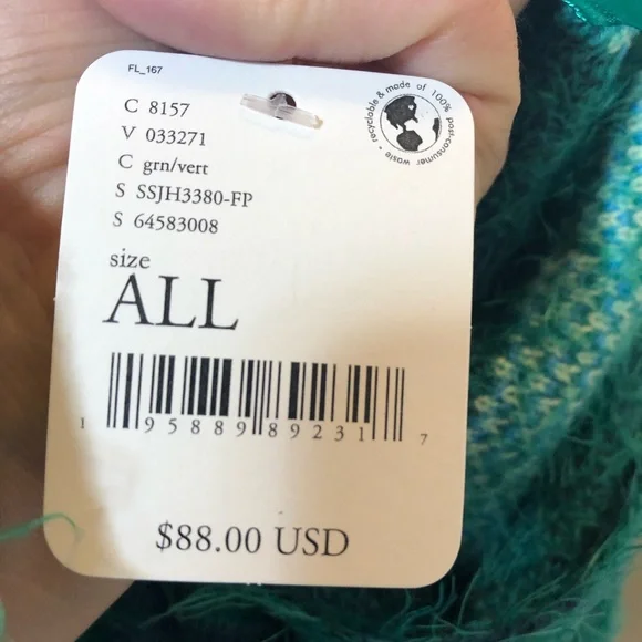 Free People☀️Diamond back kimono in green - Picture 11 of 11